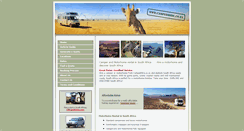Desktop Screenshot of camperhire.co.za